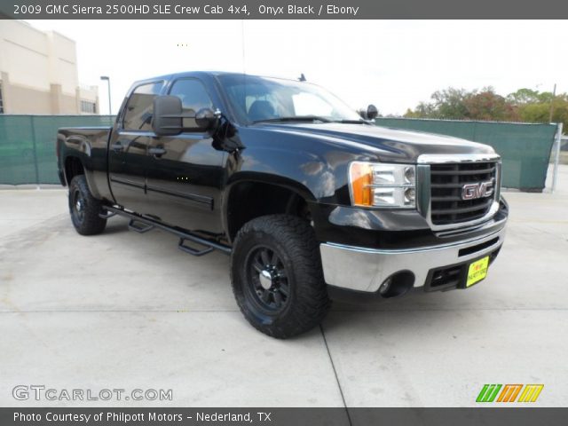 2009 GMC Sierra 2500HD SLE Crew Cab 4x4 in Onyx Black