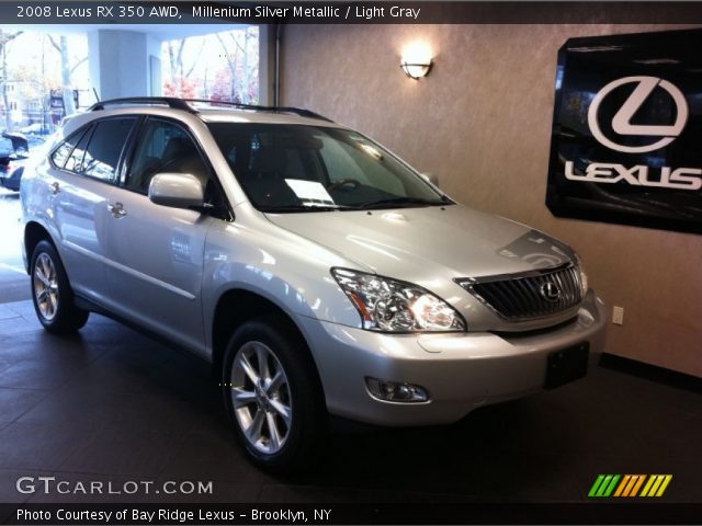 2008 Lexus RX 350 AWD in Millenium Silver Metallic