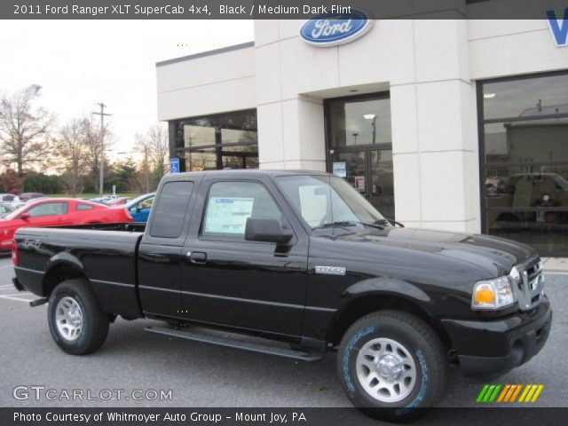 2011 Ford Ranger XLT SuperCab 4x4 in Black