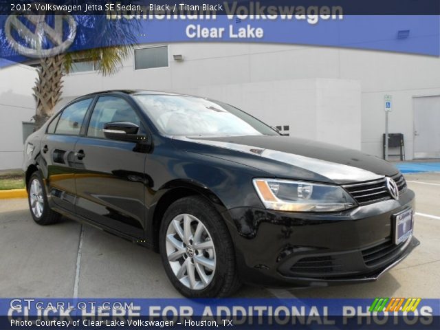 2012 Volkswagen Jetta SE Sedan in Black