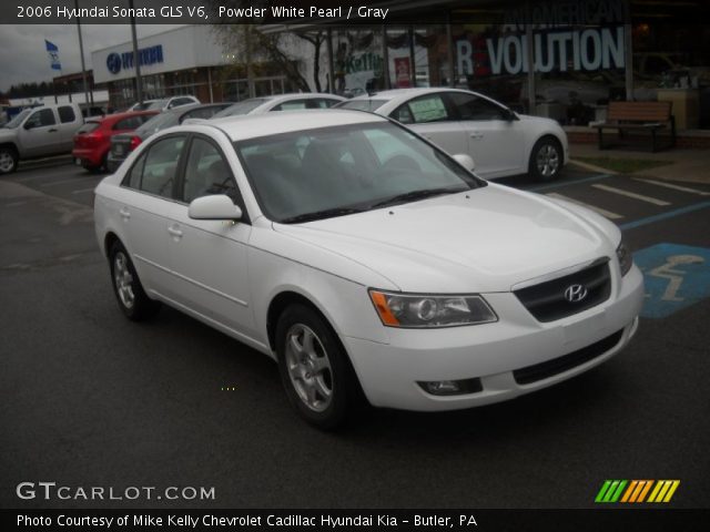 2006 Hyundai Sonata GLS V6 in Powder White Pearl
