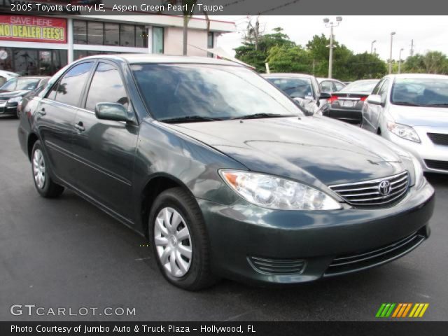 2005 Toyota Camry LE in Aspen Green Pearl