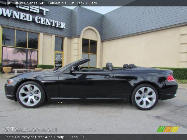 2005 BMW 6 Series 645i Convertible in Jet Black