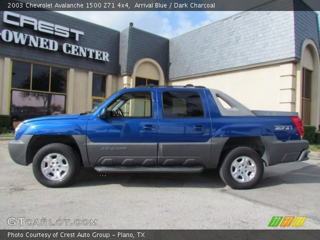 2003 Chevrolet Avalanche 1500 Z71 4x4 in Arrival Blue