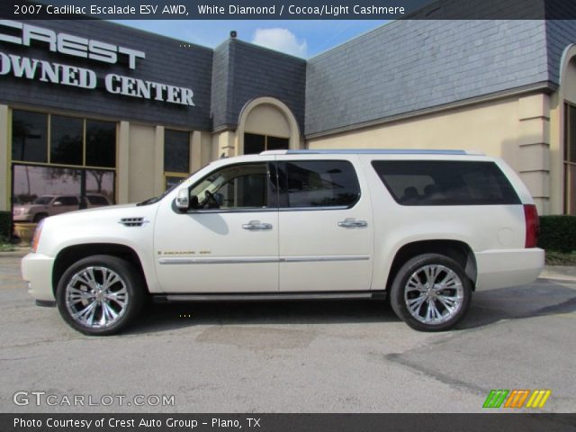 2007 Cadillac Escalade ESV AWD in White Diamond