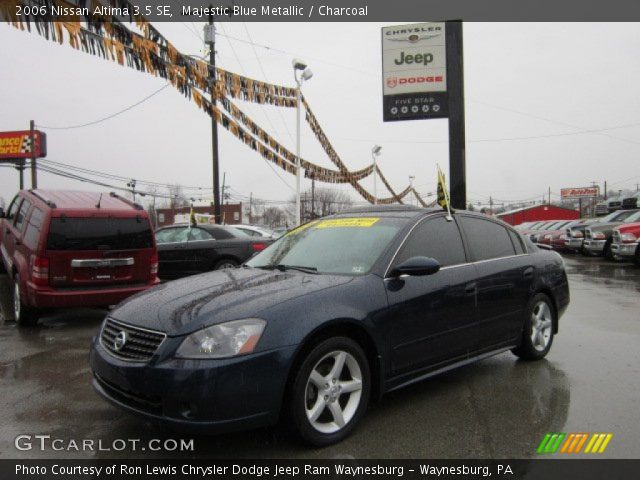 2006 Nissan Altima 3.5 SE in Majestic Blue Metallic
