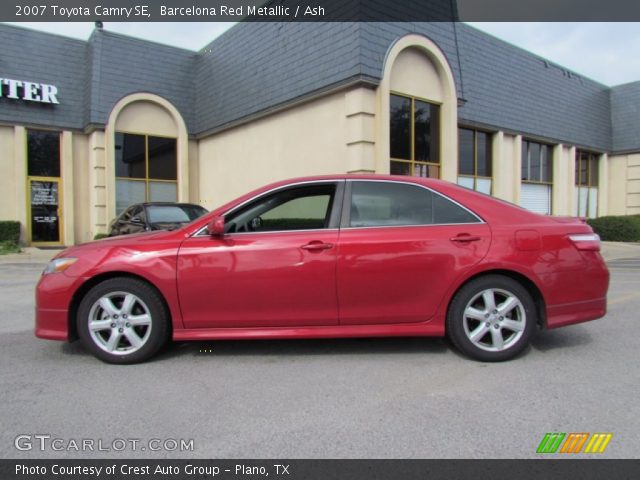 2007 Toyota Camry SE in Barcelona Red Metallic