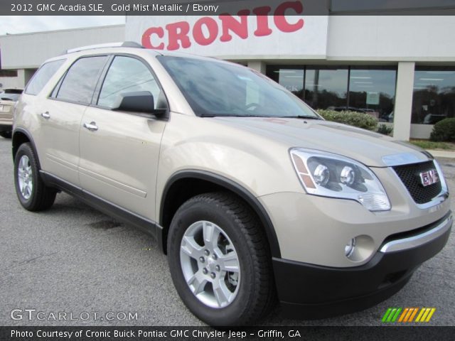 2012 GMC Acadia SLE in Gold Mist Metallic