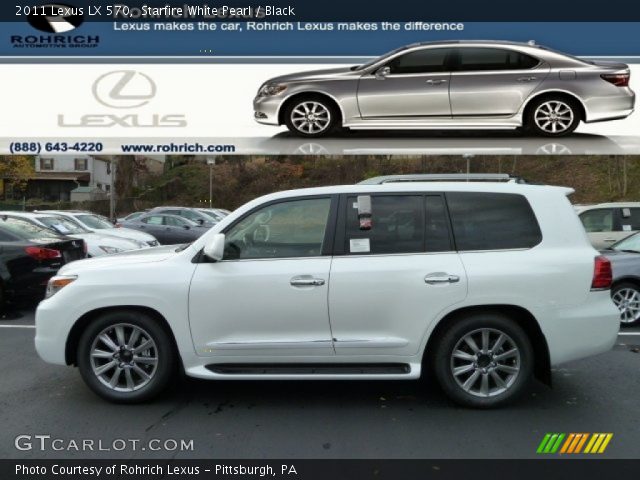 2011 Lexus LX 570 in Starfire White Pearl