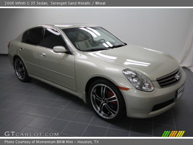 2006 Infiniti G 35 Sedan in Serengeti Sand Metallic