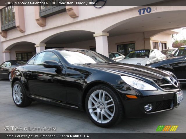 2009 Mercedes-Benz SLK 300 Roadster in Black