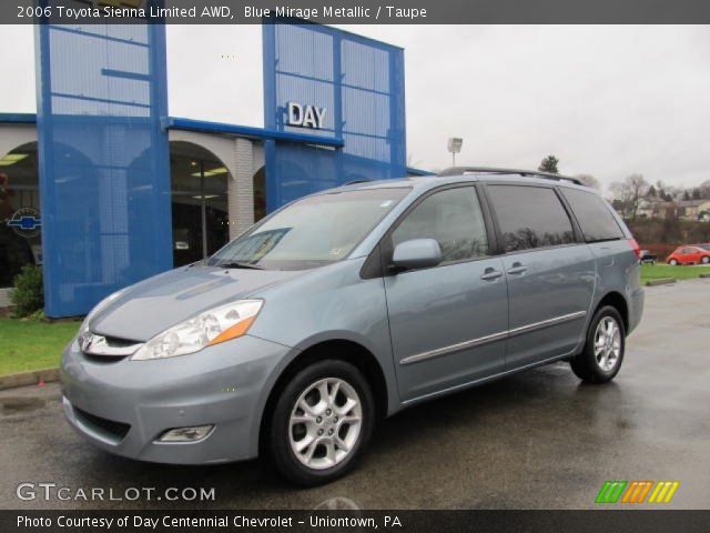 2006 Toyota Sienna Limited AWD in Blue Mirage Metallic