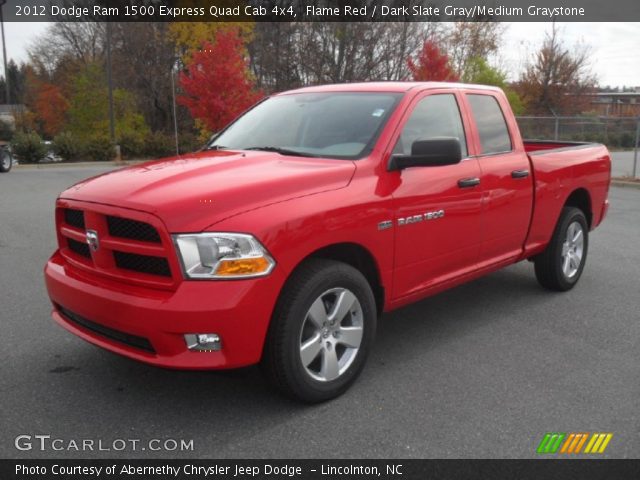 2012 Dodge Ram 1500 Express Quad Cab 4x4 in Flame Red