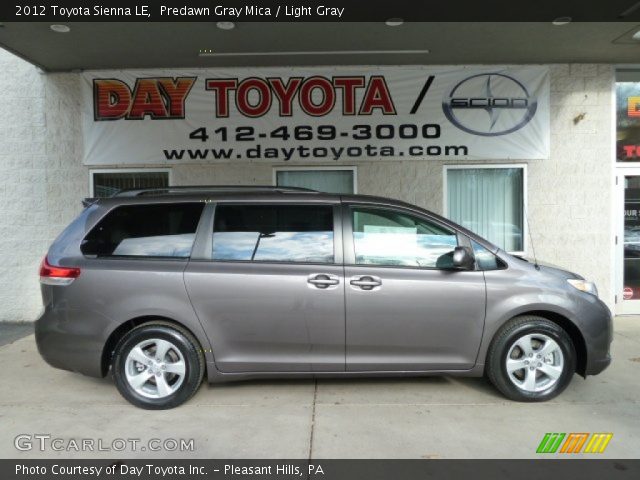2012 Toyota Sienna LE in Predawn Gray Mica