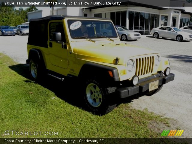 2004 Jeep Wrangler Unlimited 4x4 in Solar Yellow