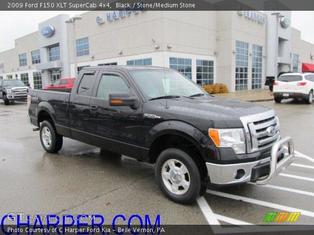 2009 Ford F150 XLT SuperCab 4x4 in Black