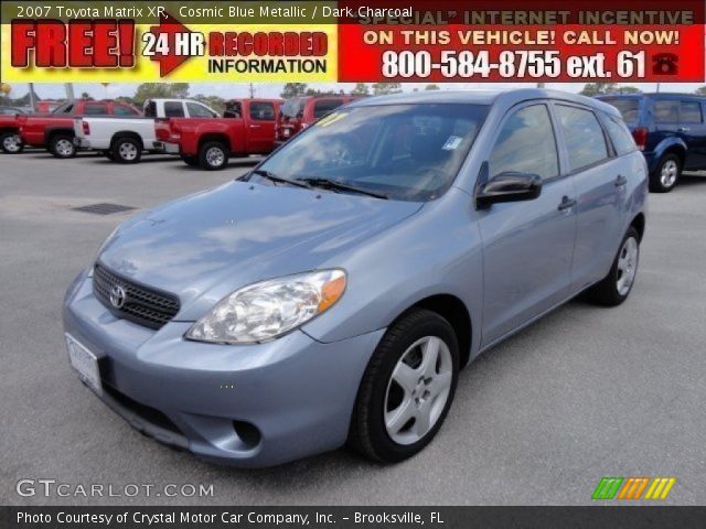 2007 Toyota Matrix XR in Cosmic Blue Metallic