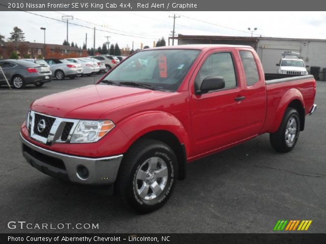 2010 Nissan Frontier SE V6 King Cab 4x4 in Red Alert