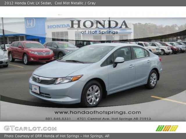 2012 Honda Civic LX Sedan in Cool Mist Metallic