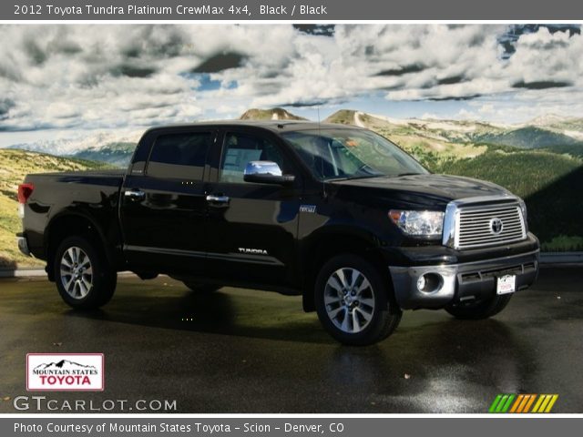 2012 Toyota Tundra Platinum CrewMax 4x4 in Black