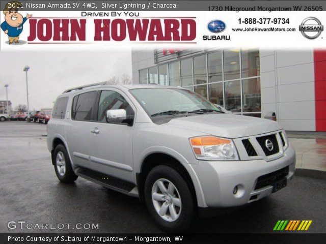 2011 Nissan Armada SV 4WD in Silver Lightning