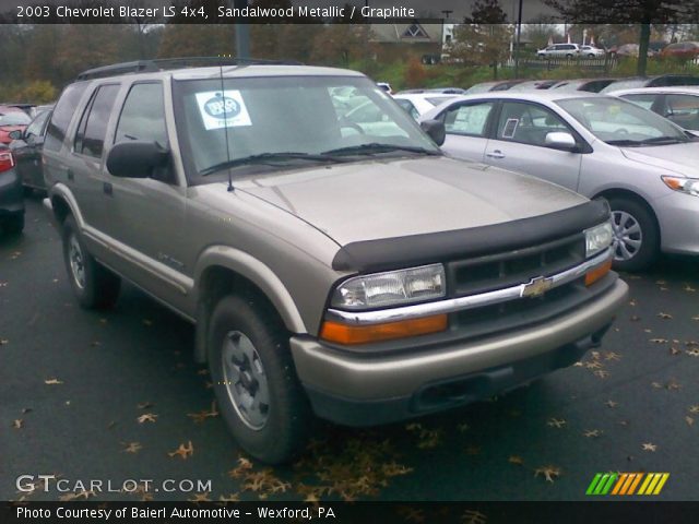 2003 Chevrolet Blazer LS 4x4 in Sandalwood Metallic