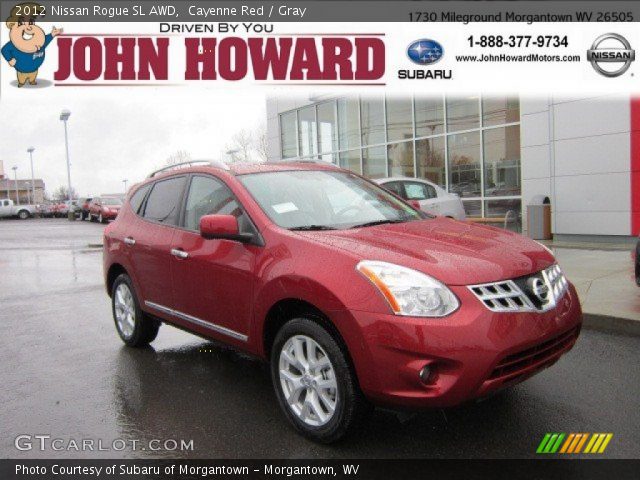 2012 Nissan Rogue SL AWD in Cayenne Red