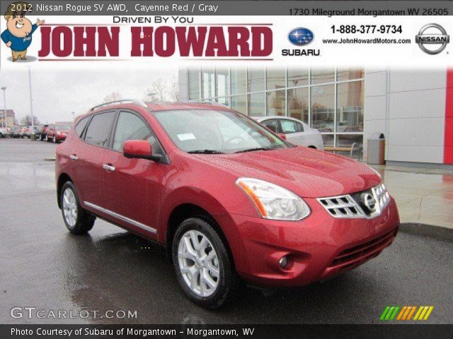 2012 Nissan Rogue SV AWD in Cayenne Red