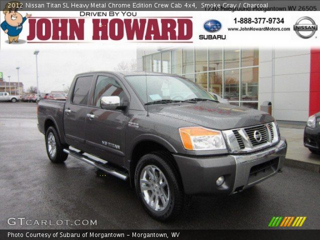 2012 Nissan Titan SL Heavy Metal Chrome Edition Crew Cab 4x4 in Smoke Gray