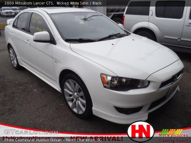 2009 Mitsubishi Lancer GTS in Wicked White Satin