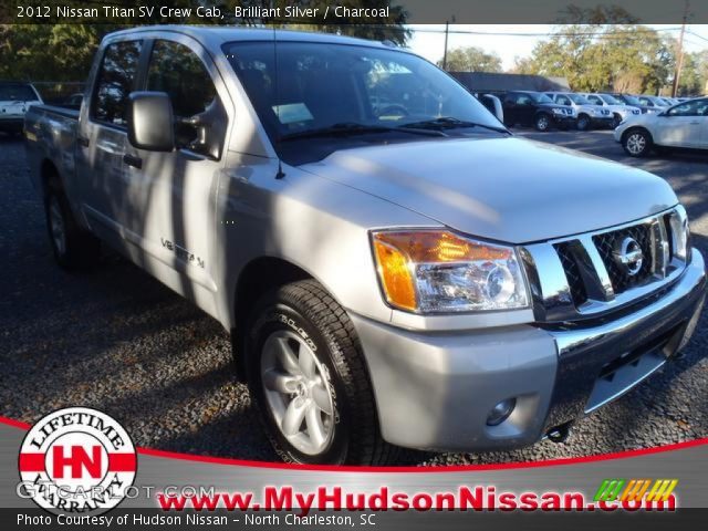 2012 Nissan Titan SV Crew Cab in Brilliant Silver