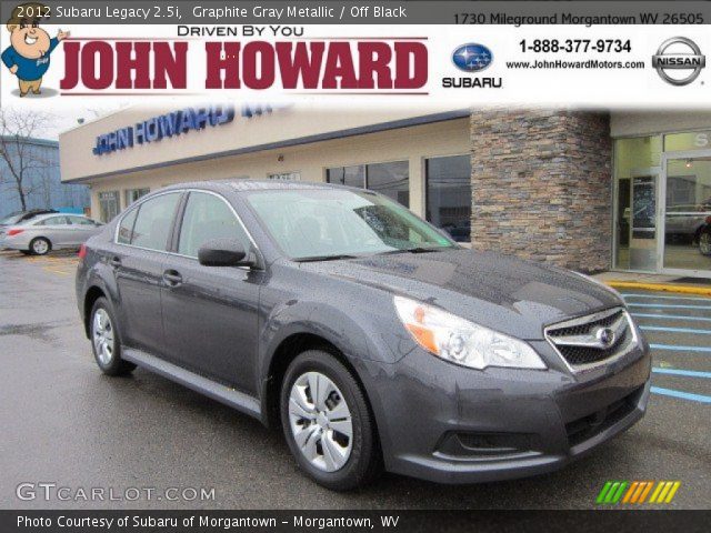 2012 Subaru Legacy 2.5i in Graphite Gray Metallic