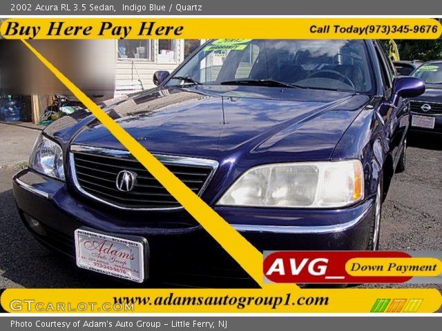 2002 Acura RL 3.5 Sedan in Indigo Blue