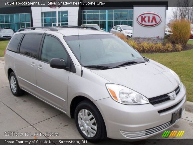 2004 Toyota Sienna LE in Silver Shadow Pearl
