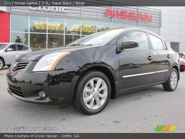 2012 Nissan Sentra 2.0 SL in Super Black