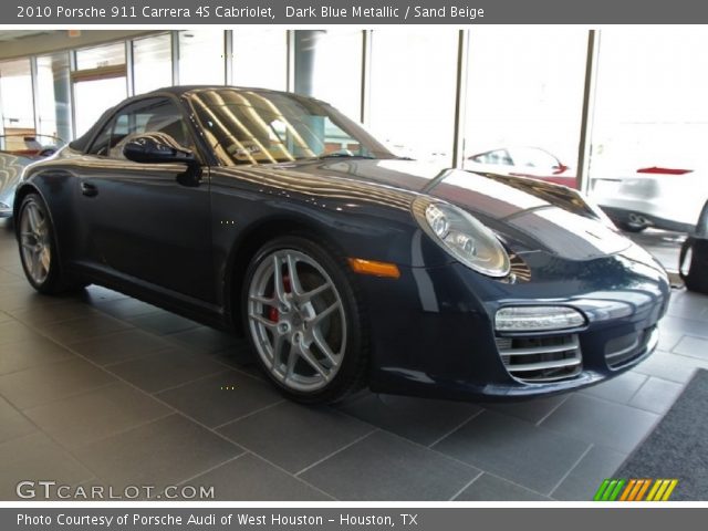 2010 Porsche 911 Carrera 4S Cabriolet in Dark Blue Metallic