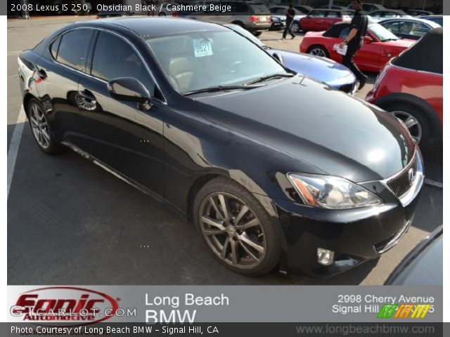 2008 Lexus IS 250 in Obsidian Black