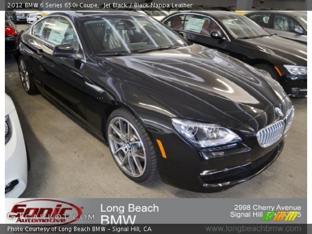2012 BMW 6 Series 650i Coupe in Jet Black