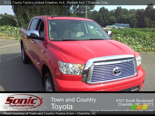 2011 Toyota Tundra Limited CrewMax 4x4 in Radiant Red