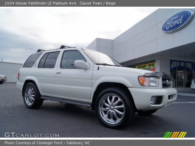 2004 Nissan Pathfinder LE Platinum 4x4 in Glacier Pearl