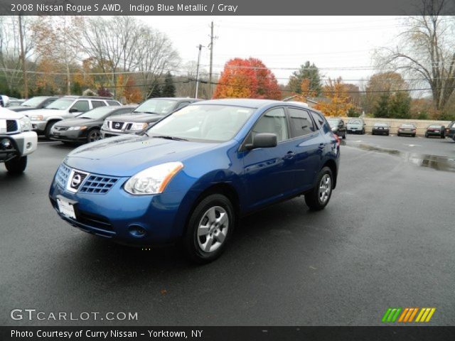 2008 Nissan Rogue S AWD in Indigo Blue Metallic
