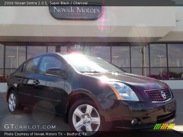 2009 Nissan Sentra 2.0 S in Super Black