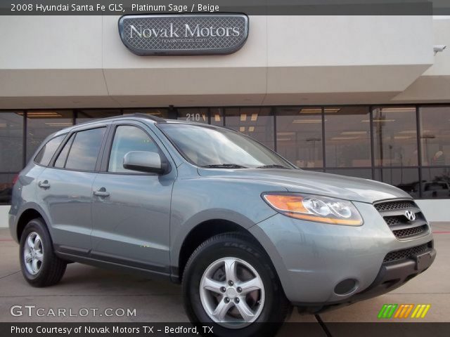 2008 Hyundai Santa Fe GLS in Platinum Sage