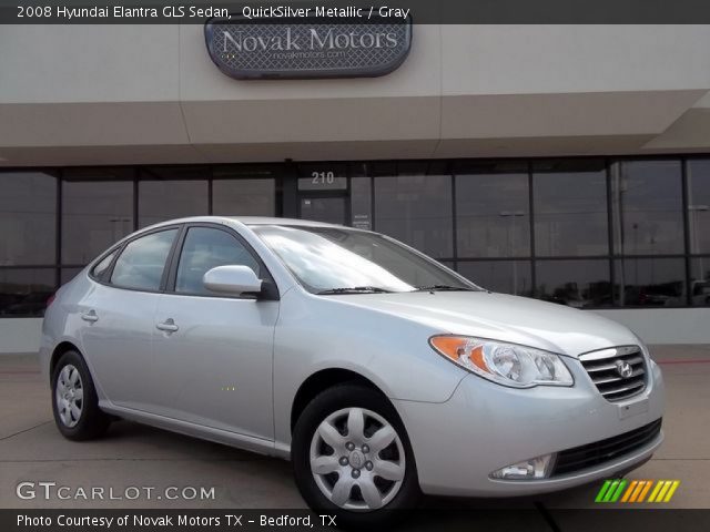 2008 Hyundai Elantra GLS Sedan in QuickSilver Metallic