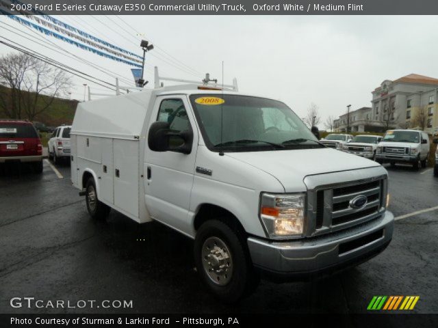 2008 Ford E Series Cutaway E350 Commercial Utility Truck in Oxford White