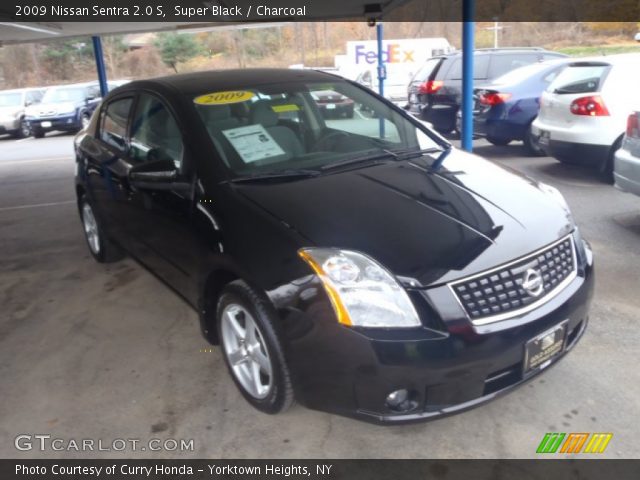 2009 Nissan Sentra 2.0 S in Super Black