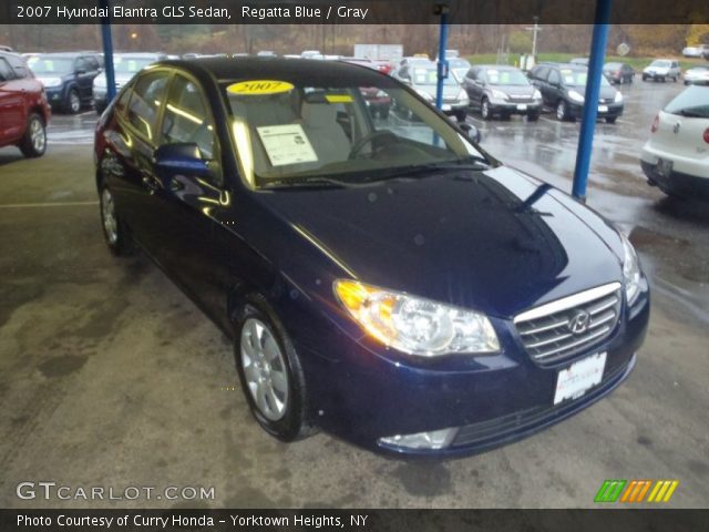 2007 Hyundai Elantra GLS Sedan in Regatta Blue
