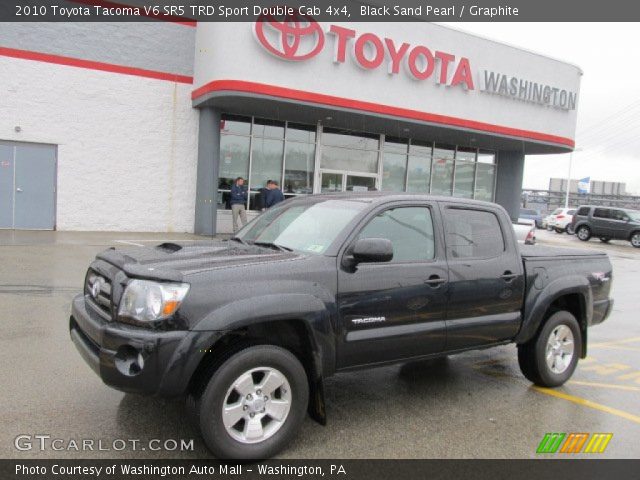 2010 Toyota Tacoma V6 SR5 TRD Sport Double Cab 4x4 in Black Sand Pearl