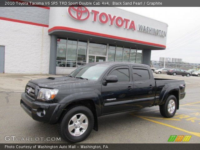 2010 Toyota Tacoma V6 SR5 TRD Sport Double Cab 4x4 in Black Sand Pearl