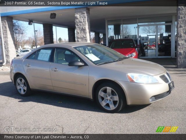 2007 Pontiac G6 Sedan in Sedona Beige Metallic